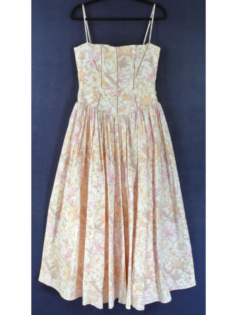 NEW, House of CB Ysabella Floral Maxi Sundress in Peach Floral Sz L #LD281 - Picture 6 of 10